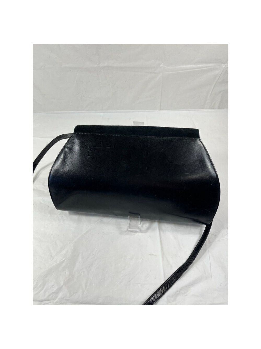 Charles Jordan JOURDAN shoulder bag Formal Flap Logo Hardware velvet and leather